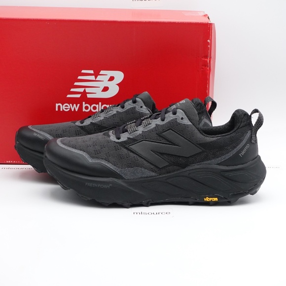 NEW New Balance Men's Fresh Foam X Hierro V9 Trail Shoes XWIDE 4E Black - Picture 1 of 6